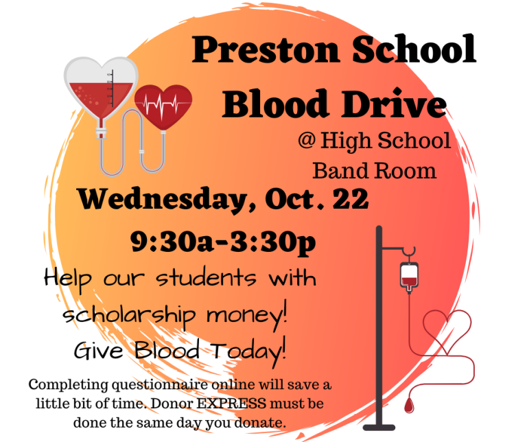 Preston School Blood Drive