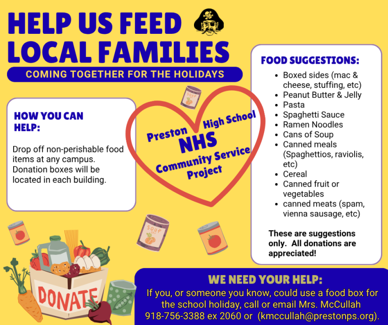 food drive HS